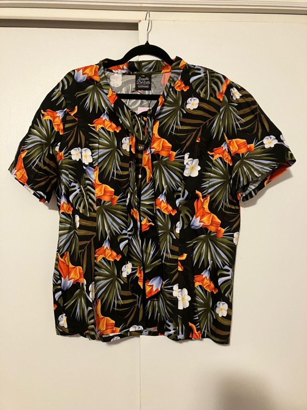 3X Louella DeVille Tabitha Blouse Tiki Luau